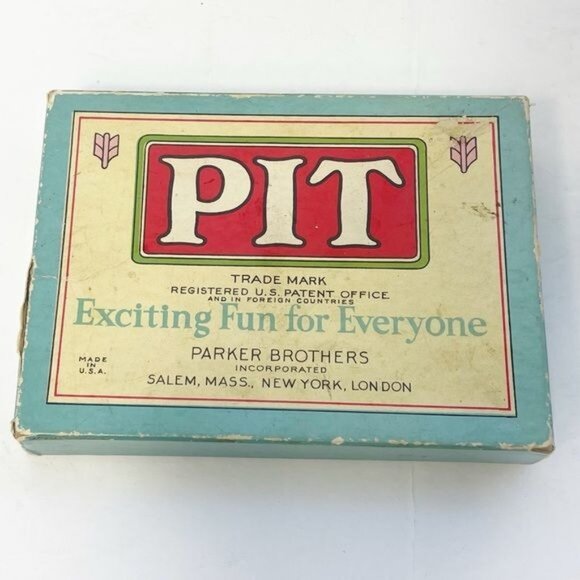 Vintage PIT Card Game By Parker Brothers Complete Set Bull & Bear Edition - Picture 1 of 6